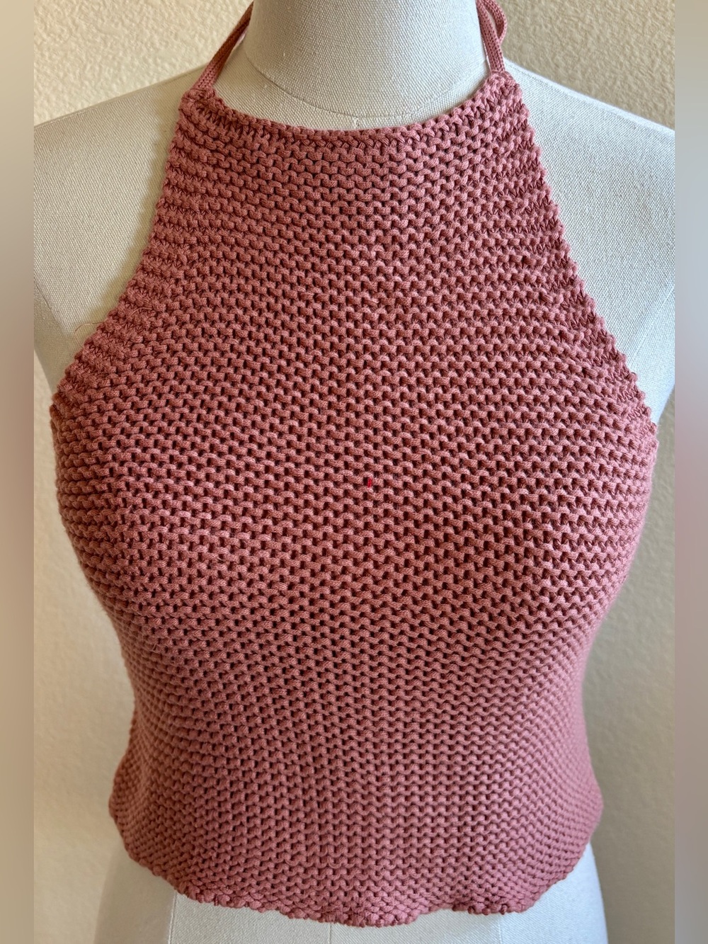 NEW w/Tags REVOLVE 525 America Terracotta halter top 100% woven cotton Size XS